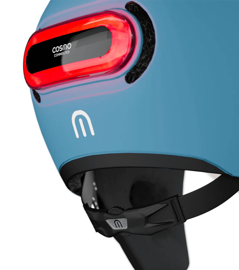 Casque Vélo Cosmo Fusion Premium Bleu Mat - Casque vélo LED