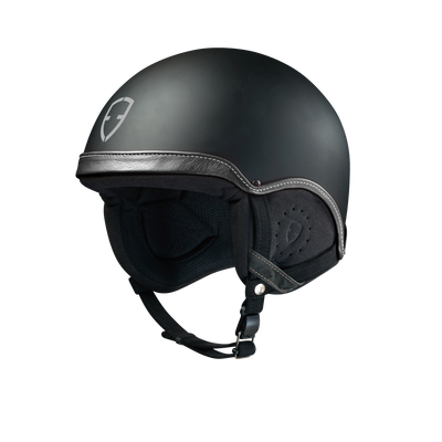 Casque de ski Egide Ino de couleur ébène vue face 3/4