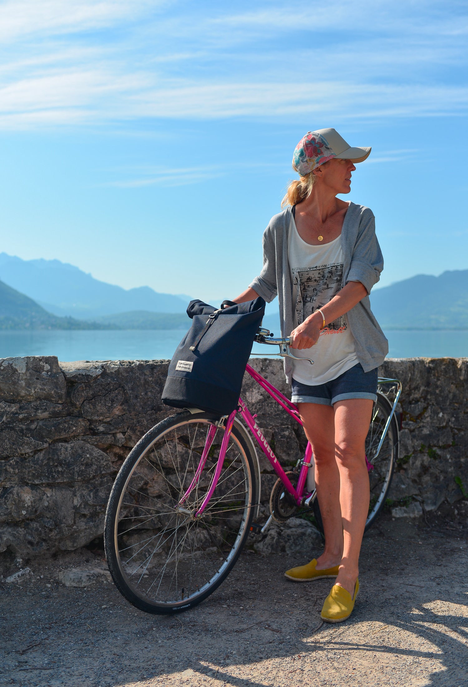 Sac à dos Vélo Porte-Bagage MeroMero Mini Squamish Navy Lifestyle Vélo avant