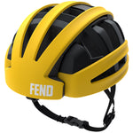 Casque Vélo Urbain Pliable Fend One Jaune vue avant ouvert